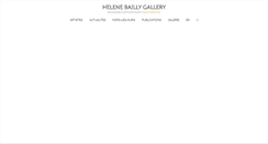 Desktop Screenshot of helenebailly.com